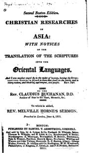 Tapa de Christian researches in Asia
