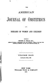 Tapa de The American Journal of Obstetrics and Diseases of Women and Children