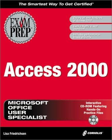 Tapa de MOUS Access 2000 Exam Prep