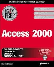Tapa de MOUS Access 2000 Exam Prep