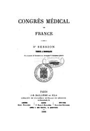 Tapa de Congrès médical de France [comptes rendus]. v.4, 1872