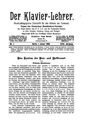 Tapa de Musikpädagogische Blatter...: Zentralblatt fur das gesamte musikalische Unterrichtswesen