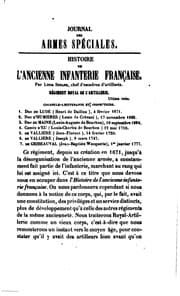 Tapa de Journal des armes spéciales et de l'état-major