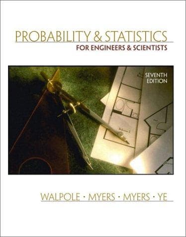 Tapa de Probability & statistics for engineers & scientists