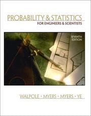Tapa de Probability & statistics for engineers & scientists