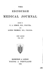 Tapa de Edinburgh Medical Journal