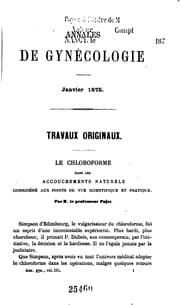 Tapa de Annales de gynecologie et d'obstetrique. series 1