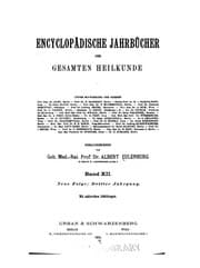 Tapa de Encyclopädische Jahrbücher der gesammten Heilkunde v. 9, 1911