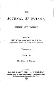 Tapa de Journal of Botany, British and Foreign
