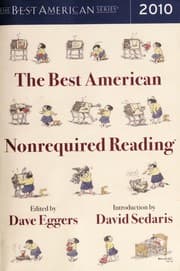 Tapa de The Best American Nonrequired Reading 2010
