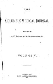 Tapa de Columbus Medical Journal: A Magazine of Medicine and Surgery
