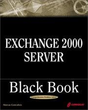 Tapa de Exchange 2000 Server Black Book