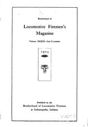 Tapa de Brotherhood of Locomotive Firemen and Enginemen's Magazine
