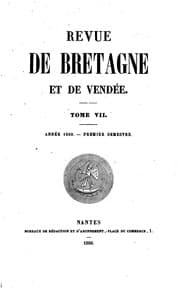 Tapa de Revue de Bretagne et de Vendée