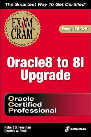 Tapa de Oracle8 to Oracle8i upgrade