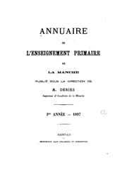 Tapa de Annnuaire de l'enseignement primaire de la manche