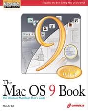 Tapa de The MAC OS 9 book