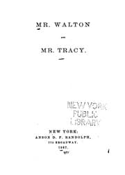 Tapa de Mr. Walton and Mr. Tracy