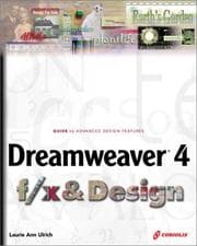 Tapa de Dreamweaver 4 f/x and Design