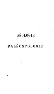 Tapa de Géologie et paléontologie
