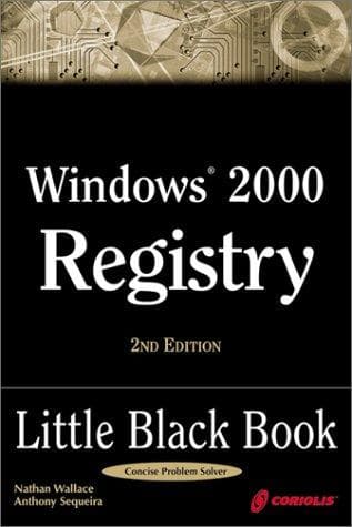 Tapa de Windows 2000 registry