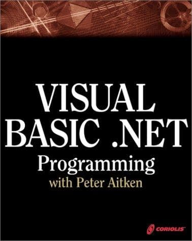 Tapa de Visual Basic .NET programming, with Peter Aitken