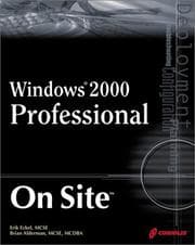Tapa de Windows 2000 professional on site