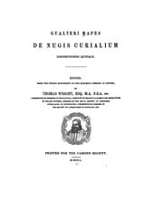 Tapa de Gualteri Mapes De nugis curialium distinctiones quinque