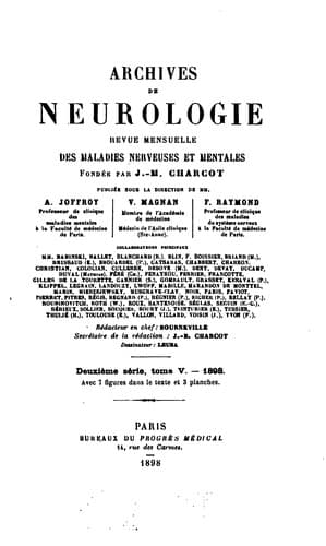Tapa de Archives de neurologie. series 2
