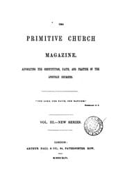 Tapa de The Primitive Church Magazine