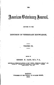 Tapa de The American Veterinary Journal