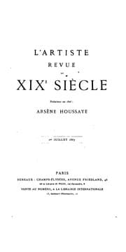 Tapa de Revue du XIXe siècle: les lettres, les arts, la philosophie, romans et voyages
