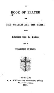 Tapa de A Book of Prayer for the Church and the Home: With Selections from the ...