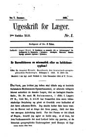 Tapa de Ugeskrift for læger