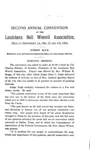 Tapa de Circular / Louisiana. Crop Pest Commission
