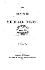 Tapa de New York Medical Times