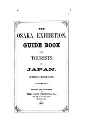 Tapa de The Osaka Exhibition Guide Book for Tourists in Japan