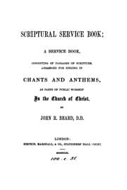 Tapa de Scriptural service book, consisting of passages of Scripture, arranged for singing in chants ...
