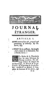 Tapa de Journal étranger