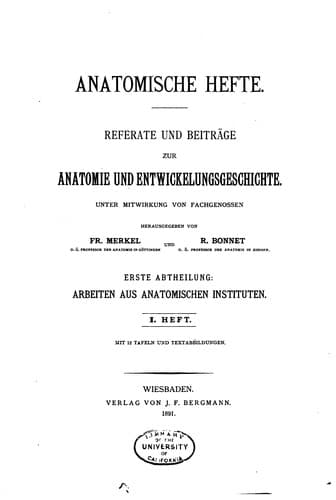 Tapa de Anatomische hefte. abt.1