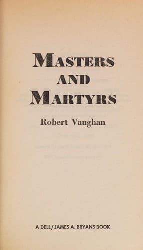 Tapa de Masters and Martyrs