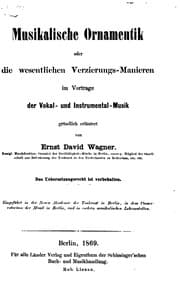 Tapa de Musikalische Ornamentik, oder, die wesentlichen Verzierungs-manieren im vortrage der Vokal- und ...