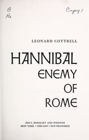 Tapa de Hannibal Enemy of Rome