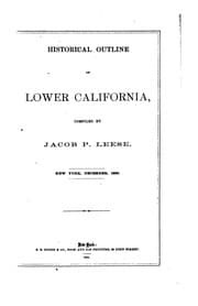 Tapa de Pamphlets on Lower California.1859-1887