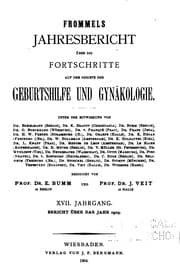 Tapa de Jahresbericht Geburtshilfe und Gynaekologie