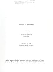 Tapa de Equality in employment