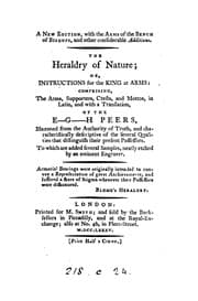 Tapa de The Heraldry of Nature: Or, Instructions for the King at Arms: Comprising, the Arms, Supporters ...