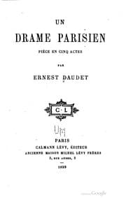 Tapa de Un drame parisien