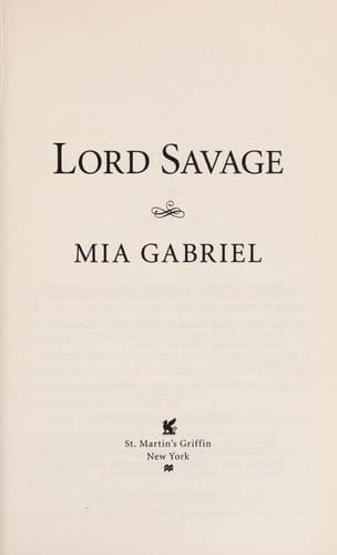 Tapa de Lord Savage