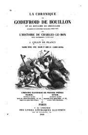 Tapa de La chronique de Godefroid de Bouillon et du royaume de Jérusalem, première ...